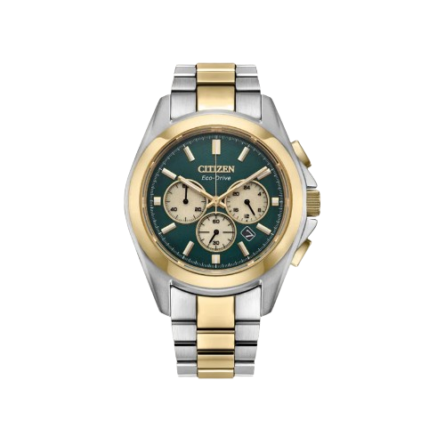 White gold bracelet with alternating emeralds and diamonds